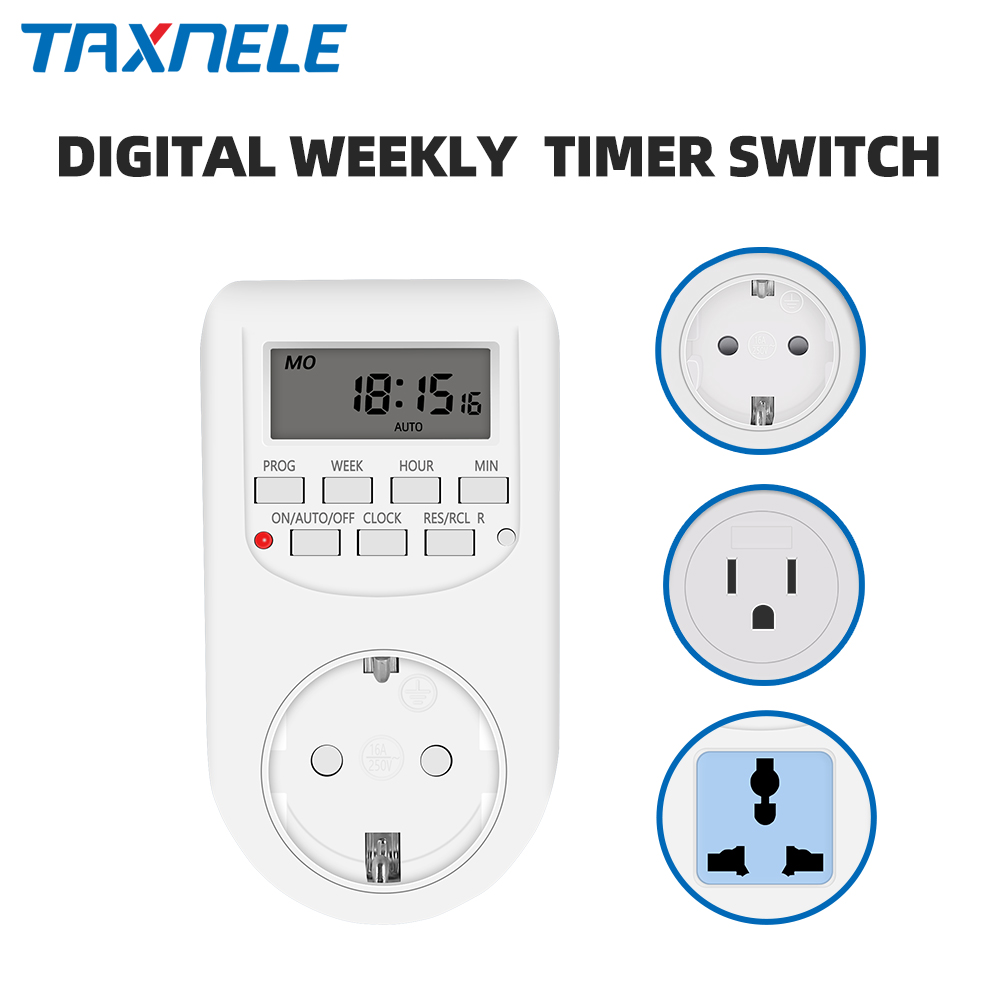 Kitchen Appliances Uk - Digital Timer Switch Electronic 12/24 Hour