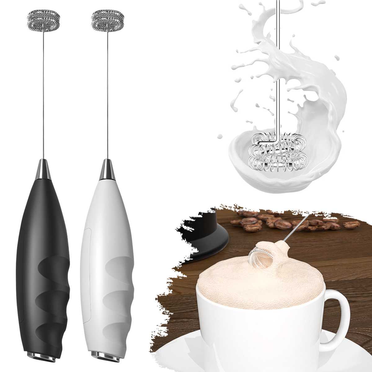 Kitchen Appliances Electronics - Coffee Electric Milk Frother Electric Whisk