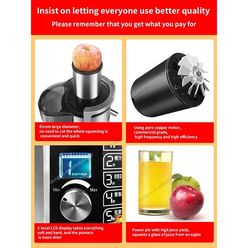Juicer Cold Press Slow - In Stock Big Mouth Cold Press