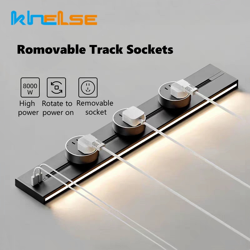 Kitchen Appliances Uk - USB Track Sockets Wall Mounted Romovable