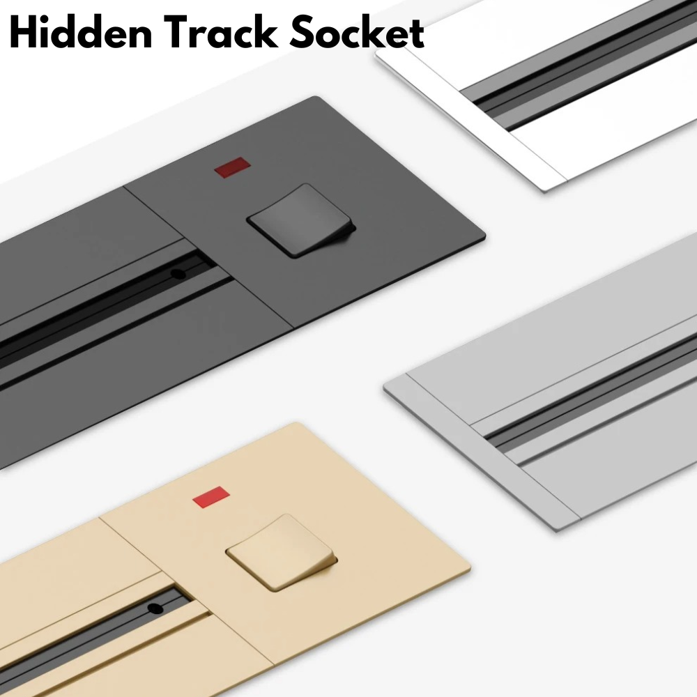 Kitchen Appliances Uk - Hidden Kitchen Socket Wall Metal Slim
