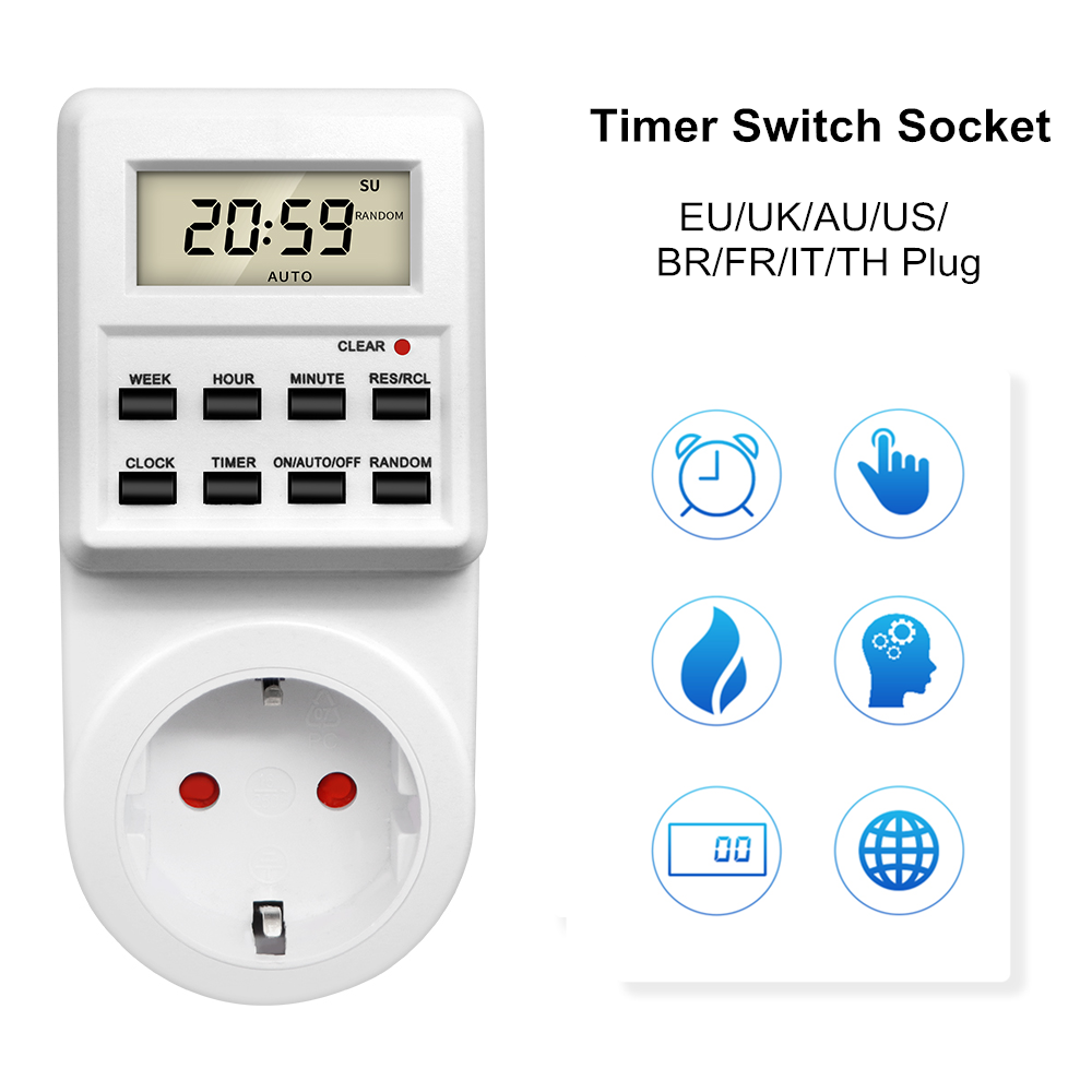 Electronic Digital Timer Switc - Kitchen Appliances Uk recension och pris