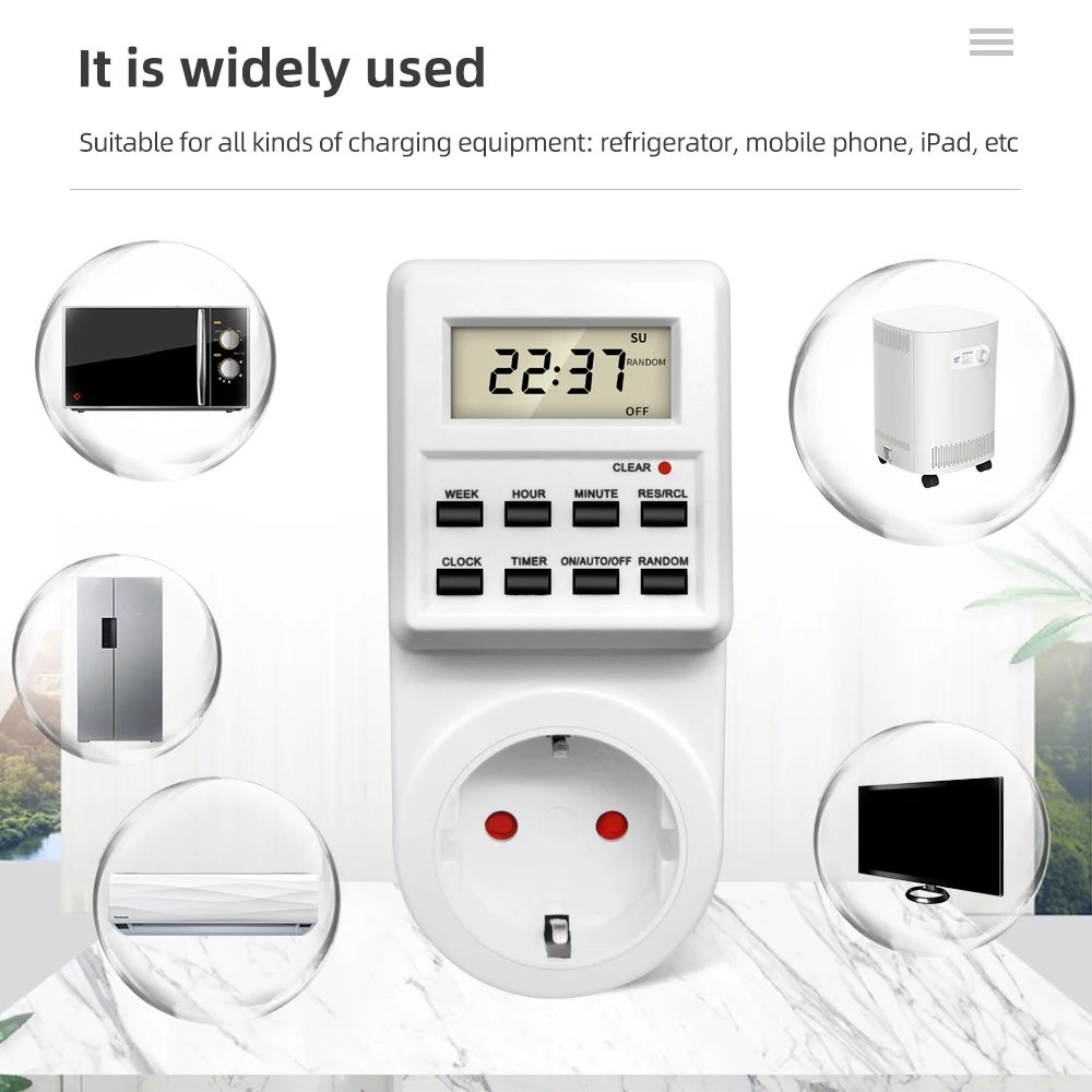 Electronic Digital Timer Switc - Kitchen Appliances Uk recension och pris