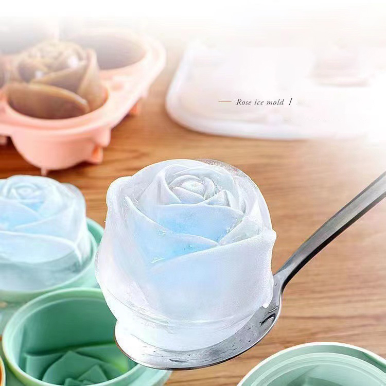 3D Rose Ice Molds 4 Holes Ice  - Kitchen Appliances Packages recension och pris