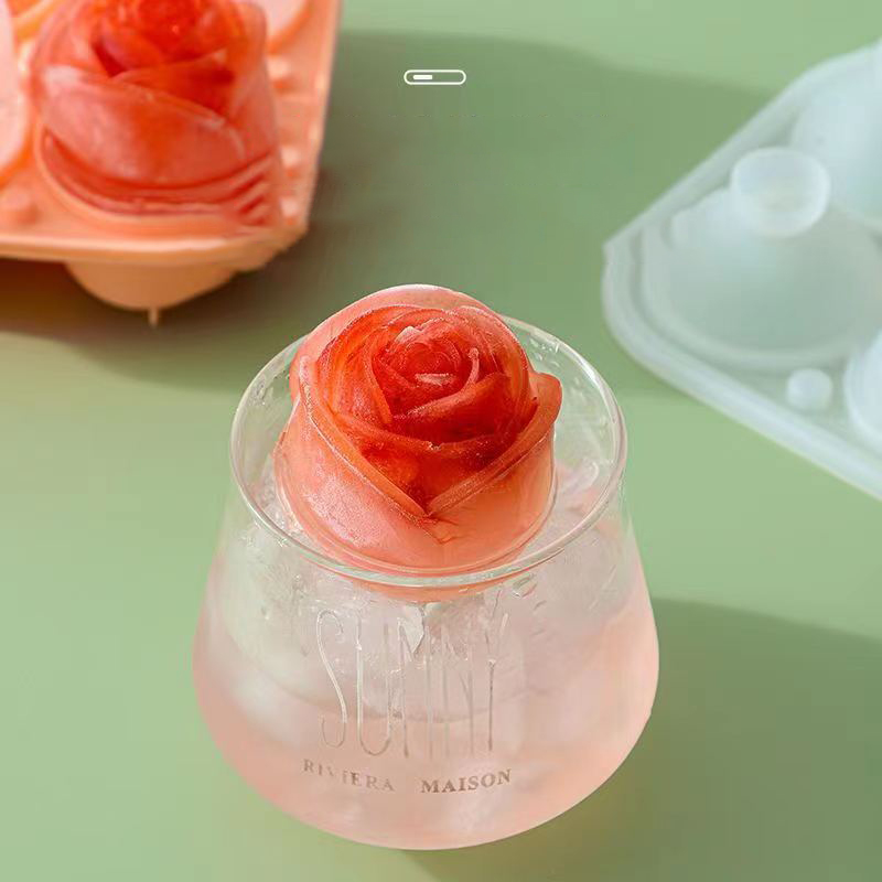 3D Rose Ice Molds 4 Holes Ice  - Kitchen Appliances Packages recension och pris