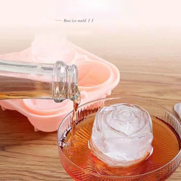 3D Rose Ice Molds 4 Holes Ice  - Kitchen Appliances Packages recension och pris