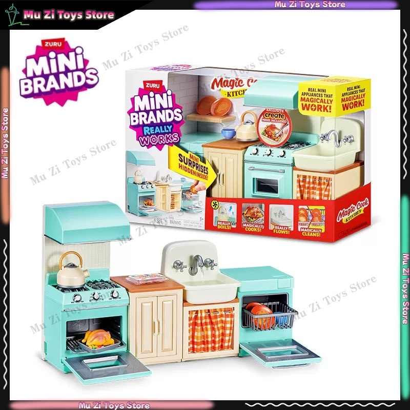 Zuru Mini Brands Magic Cook Ki - Kitchen Appliances Gift Items recension och pris