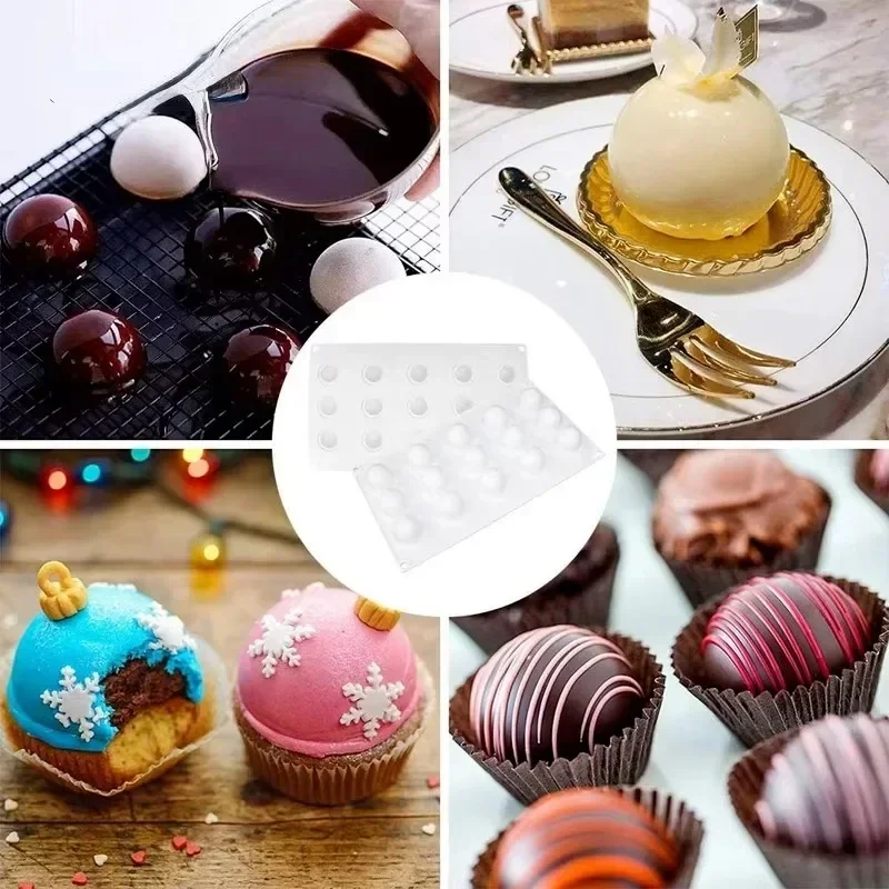 3D Sphere Silicone Mold For Mo - Kitchen Appliances Packages recension och pris