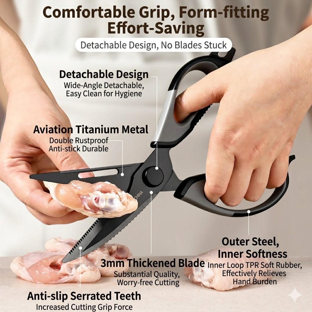 Kitchen scissors Titanium Chic - Kitchen Appliances Packages recension och pris