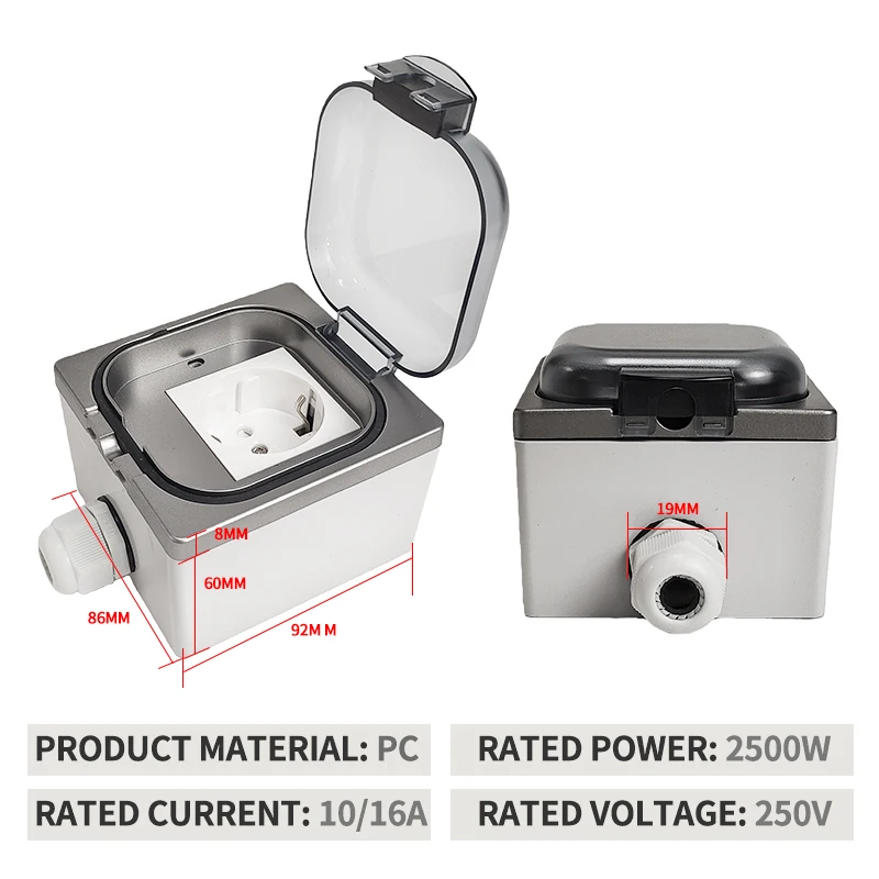 IP65 Waterproof Outdoor Socket - Kitchen Appliances Uk recension och pris