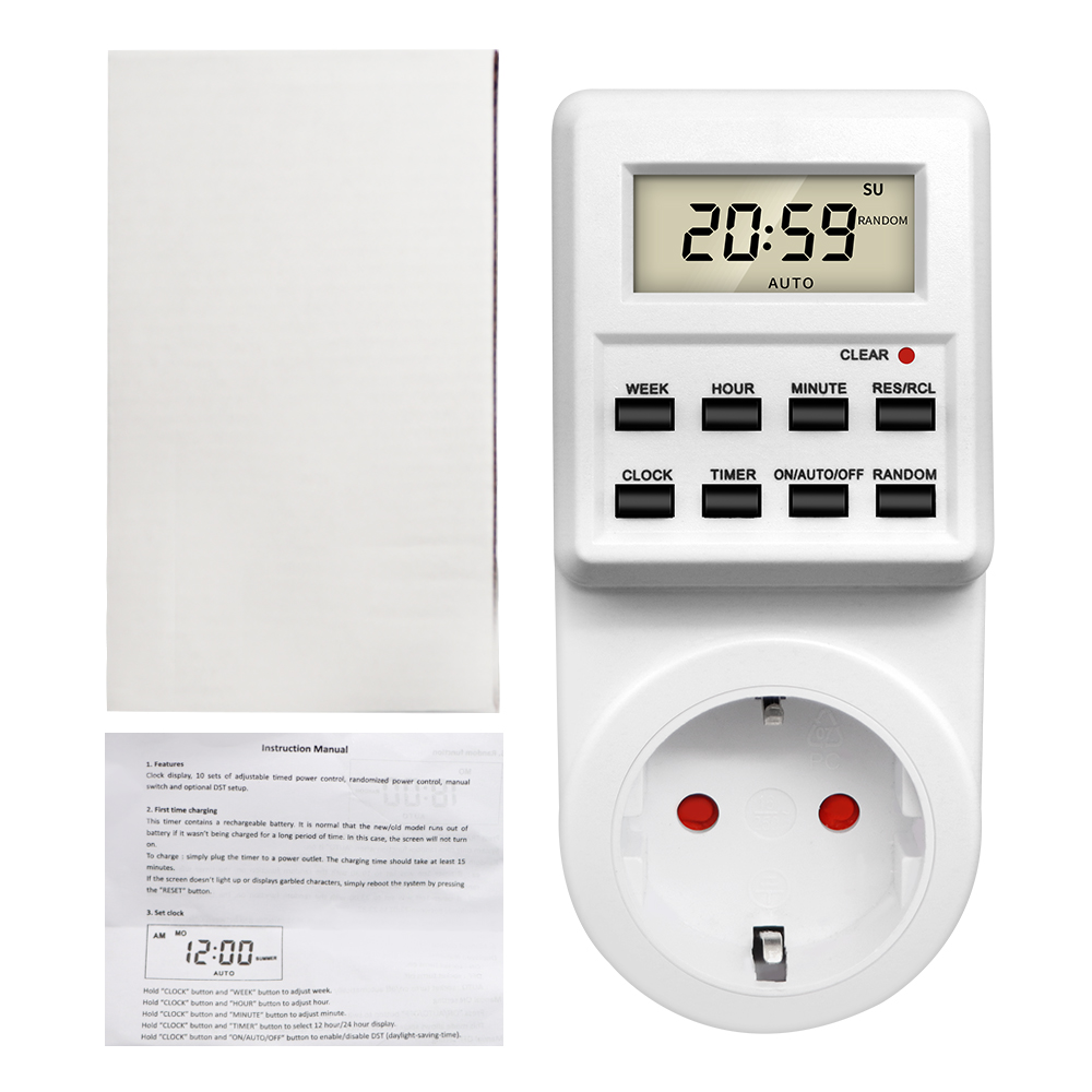 TM03 Digital Timer Switch Sock - Kitchen Appliances Uk recension och pris