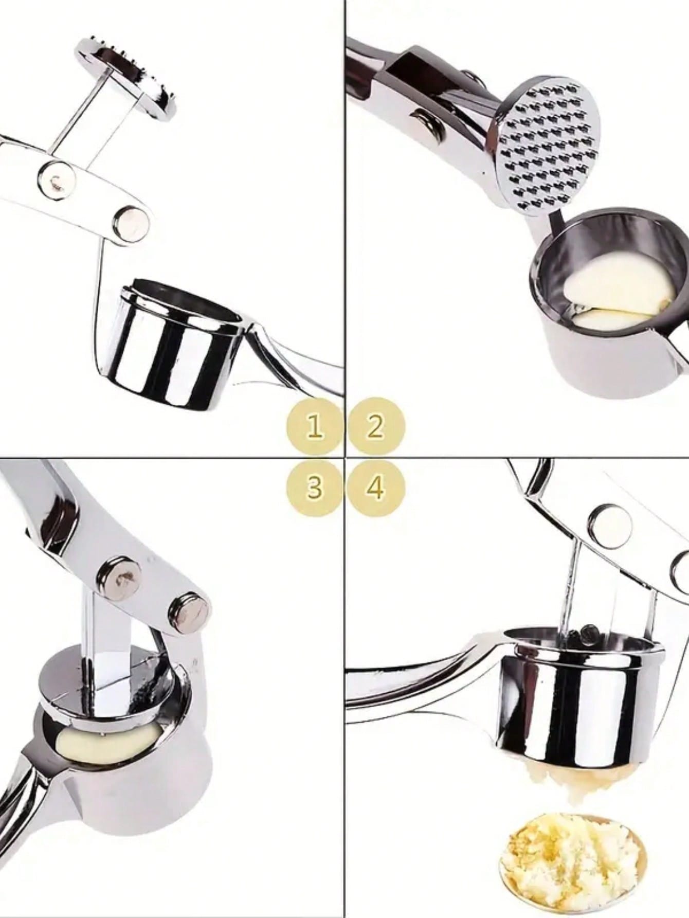 Kitchen Garlic Press Crusher M - Kitchen Appliances Packages recension och pris