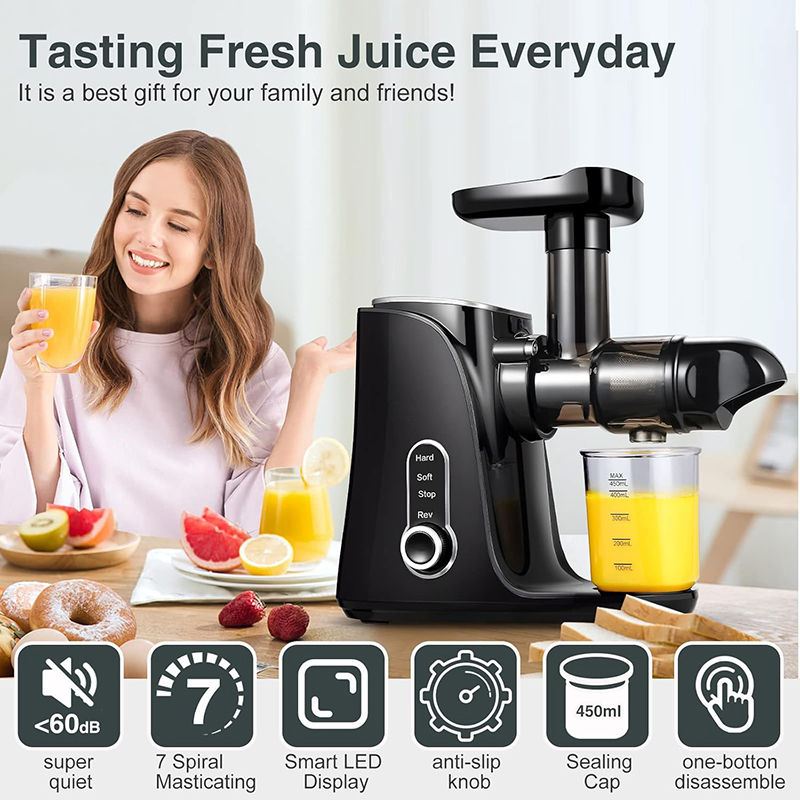 &* QANA Juicer Machines,Slow C - Juicer Cold Press Slow recension och pris