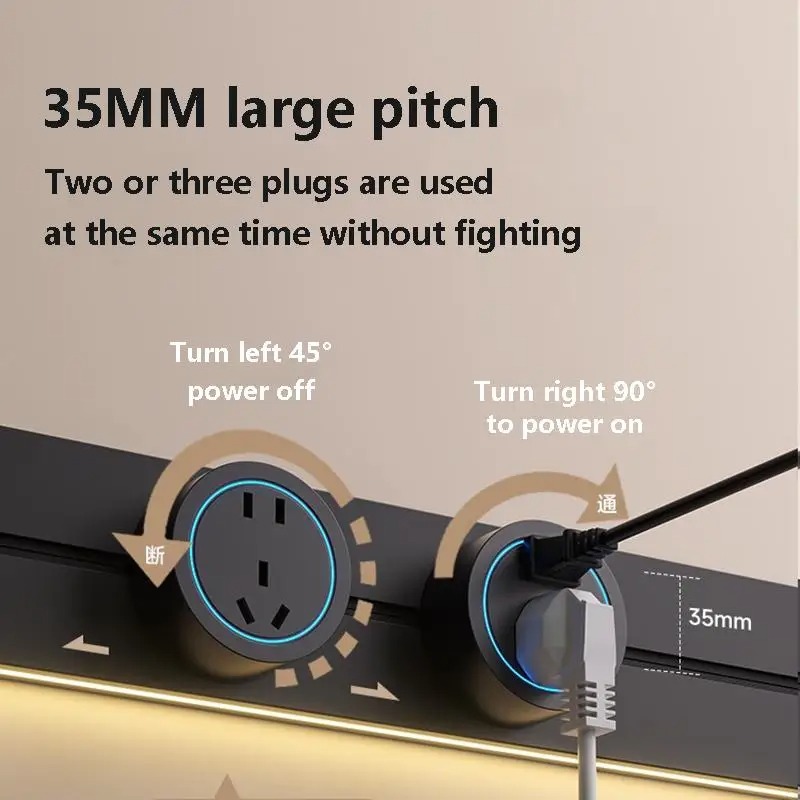 Romovable Track Socket Wall Mo - Kitchen Appliances Uk recension och pris