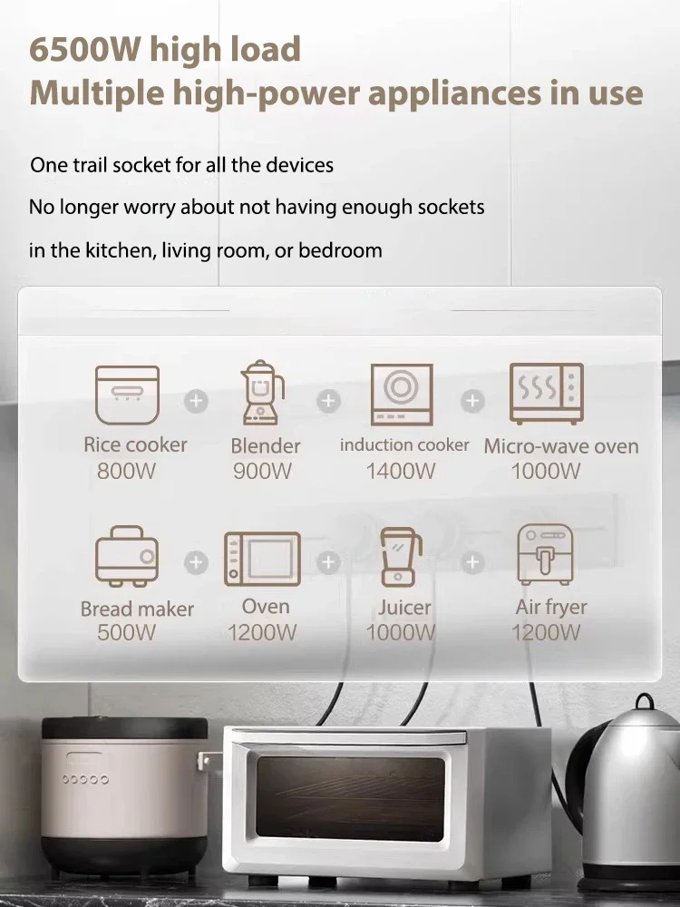 Wall Power Track Socket with S - Kitchen Appliances Uk recension och pris