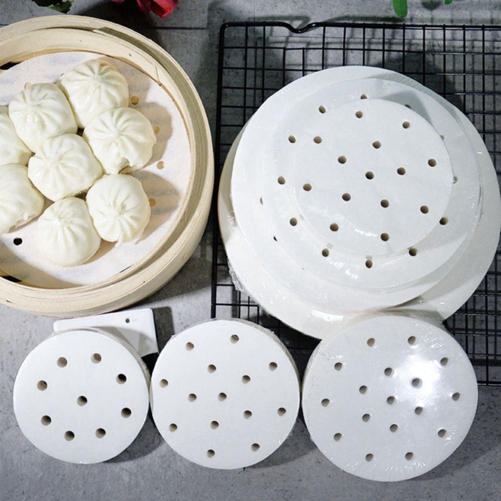 100Pcs Steamed Paper Steamed B - Kitchen Appliances For Restaurant recension och pris